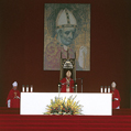 Liturgický prostor pro konání mše papeže V HK